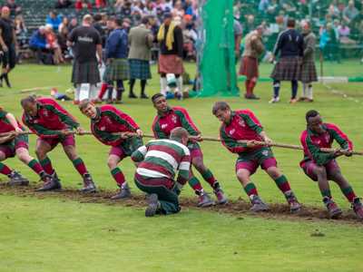 Tugo'war at Highland Games