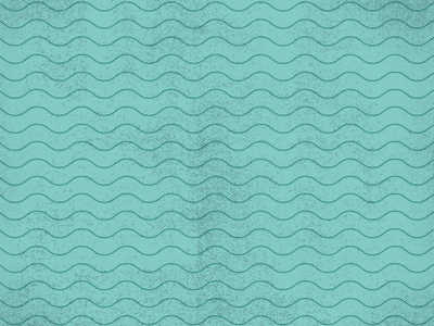 teal background with wavy lines