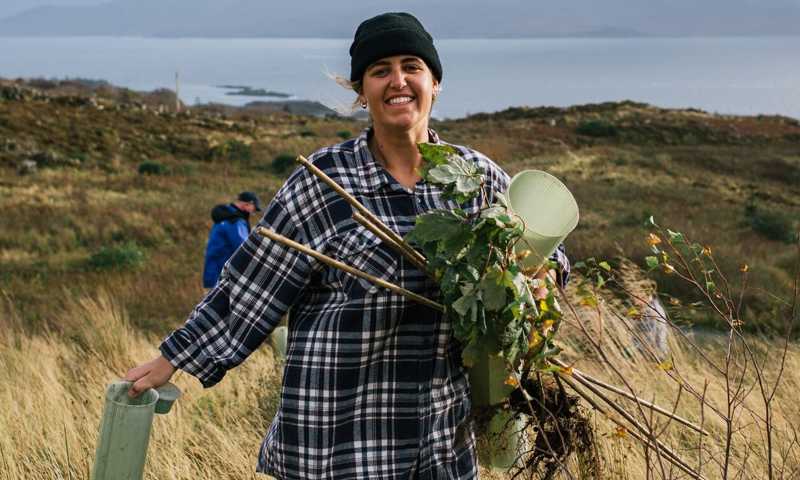 Large Volunteering On The Isle Of Skye 6 Day Wild Skye Volunteer Adventure Tree Planting Path Building (29)